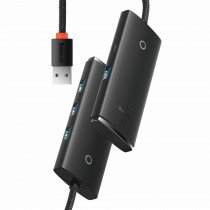 Baseus hub USB 3.2 4xTipA 25cm črn WKQX030001