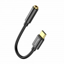 Baseus adapter AVDIO USB TipC-Jack 3,5Ž stereo 9cm črn CATL54-0G