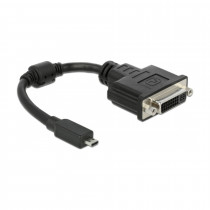 Delock adapter HDMI-D mikro M - DVI-D 24+5 Ž 20cm 65563