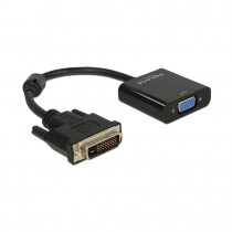 Adapter DVI-D 24+1M / VGA HD15Ž Aktivni Delock