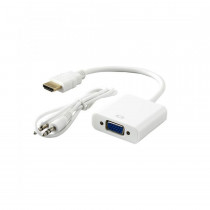 SBOX adapter HDMI M VGA Ž HD15 aktivni na kablu 15cm