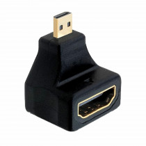 Delock adapter HDMI-D mikro M - HDMI Ž kotni 65270