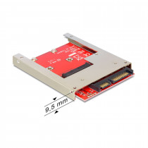 Adapter HDD SATA - mSATA z okvirjem 6cm Delock