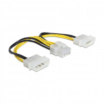 Adapter DC 2x Molex M - 8pin EPS Delock