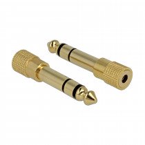 Adapter-AVDIO Jack 3,5Ž - 6,35M Delock