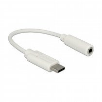 Adapter-AVDIO USB Tip-C - Jack 3,5Ž stereo 14cm bel Delock