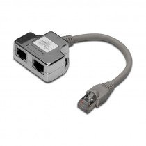 RJ45 adapter 2xRJ45Ž-1xRJ45M Digitus