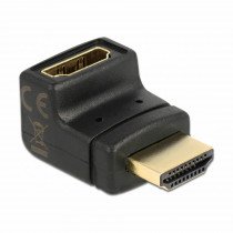 Adapter HDMI M - HDMI Ž 19-pin kotni 270° Delock