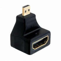 Delock adapter HDMI-D mikro M - HDMI Ž kotni 65270