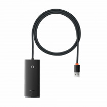 Baseus hub USB 3.0 4xTipA TipC 1m črn WKQX030101