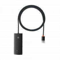 Baseus hub USB 3.0 4xTipA TipC 1m črn WKQX030101