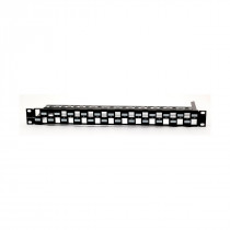 Leviton panel CAT.5e/6/6A 24-port modularen+nosilec kablov