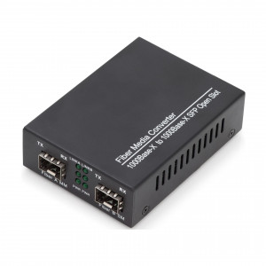 Digitus pretvornik FO-FO 10/100/1000 MM- SM SFP prazen DN-82133