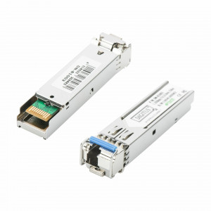 Digitus pretvornik FO SFP Mini-GBIC Giga SM simplex Tx1310nm/Rx1550nm DN-81003