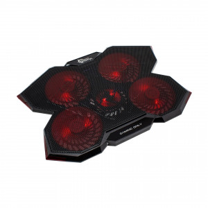 WHITE SHARK podloga za prenosnik 5x ventilator gaming GCP-29 ICE WIZARD