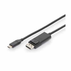 Digitus kabel USB TipC-DisplayPort 1,8m črn