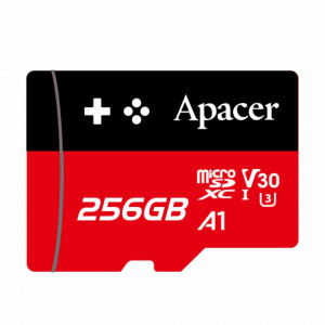 APACER microSD XC  256GB spominska kart. Class 30 Gaming AP256GMCSX10U7-RAGC