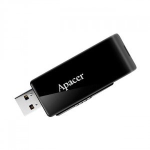 APACER USB 3.2 Gen1 ključ  64GB AH350 črno/bel