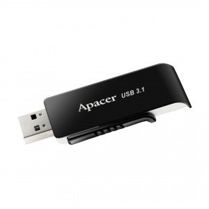 APACER USB 3.2 Gen1 ključ 128GB AH350 črno/bel