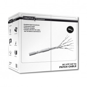 Digitus kabel CAT.5e SF/UTP flex  305m DK-1531-P-305