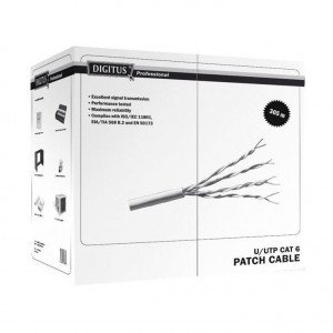Digitus kabel CAT.6  UTP Eca 305m PVC SOHO ACU-4611-305