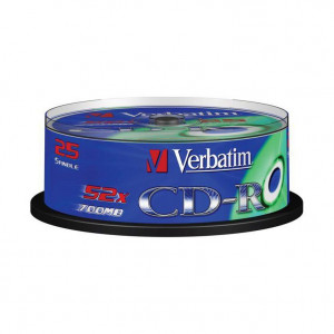 CD-R 52x 700Mb 25-cake Verbatim