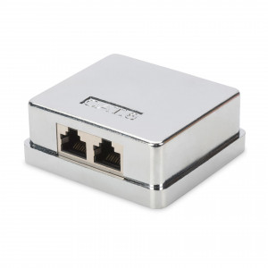 Digitus nadometna vtičnica 2x RJ45 CAT.6 FTP DN-93711