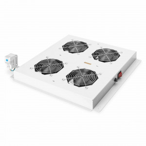 Digitus hladilna enota 4x ventilator s termostatom siva DN-19 FAN-4-N