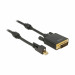 DisplayPort mini - DVI kabel 5m aktivni 4K vgradni Delock