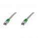 Digitus patch crossover FTP CAT.5e  2m zelen/siv