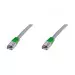 Digitus patch crossover FTP CAT.5e  2m zelen/siv