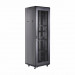 DATECH kabinet 42U 2055 600x600 črn perf. vrata sp./zd.+polica DT3.6642.9001