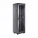 DATECH kabinet 42U 2055 600x600 črn perf. vrata sp./zd.+polica DT3.6642.9001