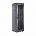 DATECH kabinet 42U 2055 600x600 črn perf. vrata sp./zd.+polica DT3.6642.9001