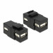 Delock adapter USB-A Ž-USB-A Ž Keystone 86367